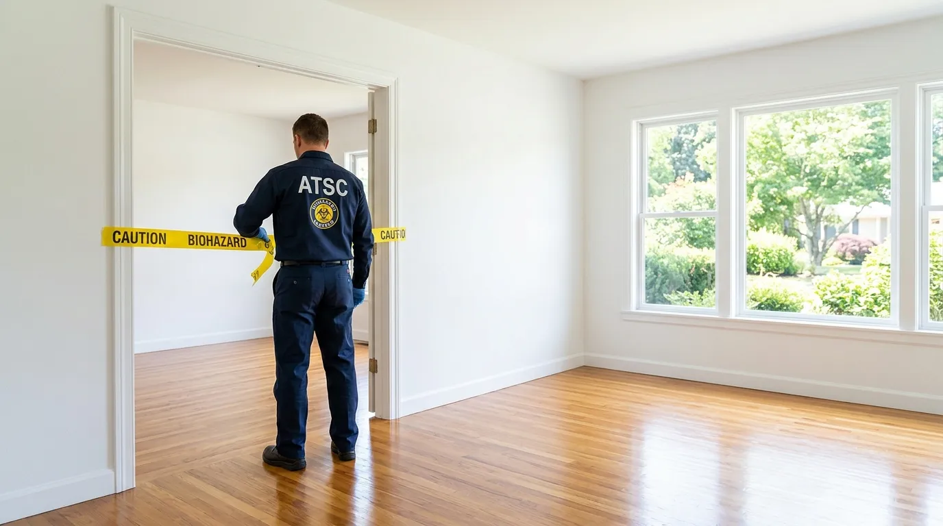 Certified biohazard cleanup crew performing Trauma Scene Cleanup in Moultonborough