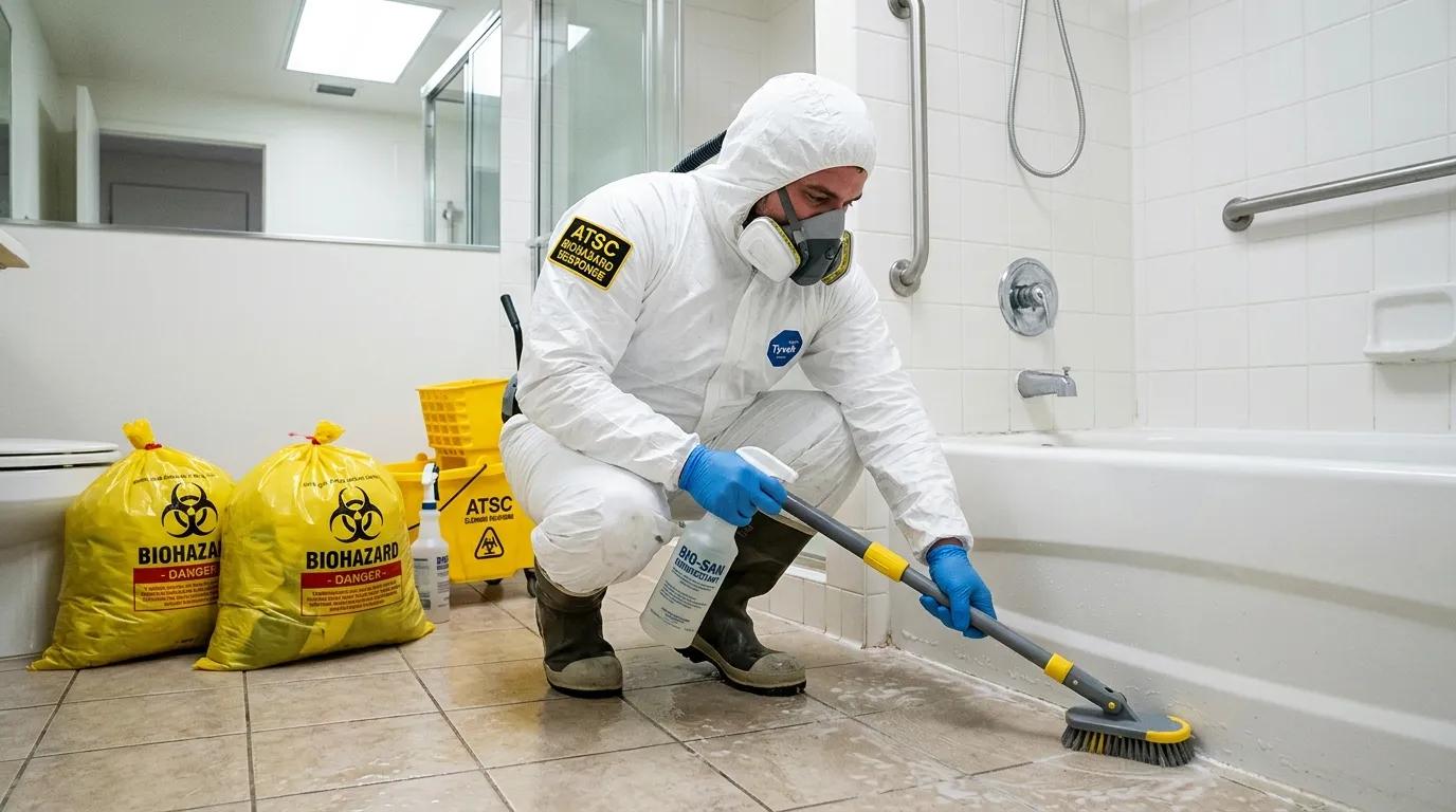 Decontamination equipment deployed for Blood Cleanup in Moultonborough